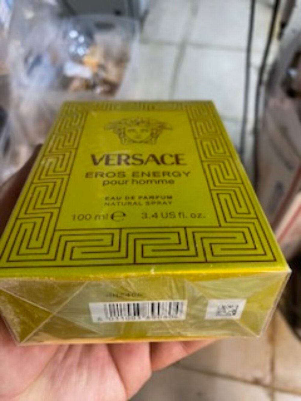 Versace Eros Energy Regular Size 3.4 fl oz Eau de Parfum Spray - Picture 2 of 3